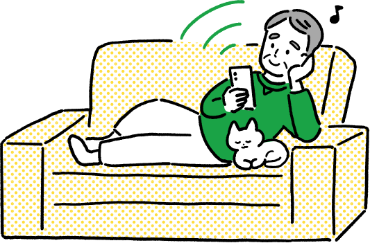 手軽に。お好きな時間にウェブで完桔。電話でのやりとり・営業訪問は不要！